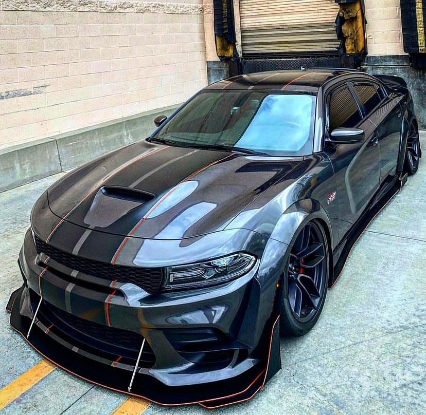 DODGE CHARGER WIDEBODY TYPE 2 FRONT SPLITTER