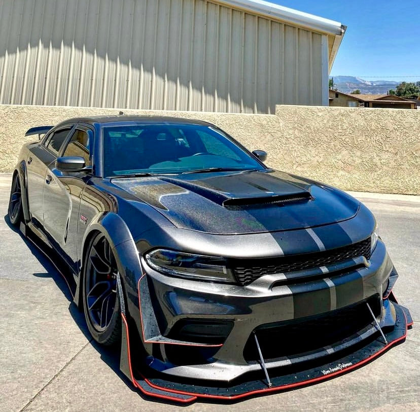 DODGE CHARGER WIDEBODY TYPE 2 FRONT SPLITTER